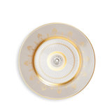 Wedgwood Anthemion Gray Plate 8.1In