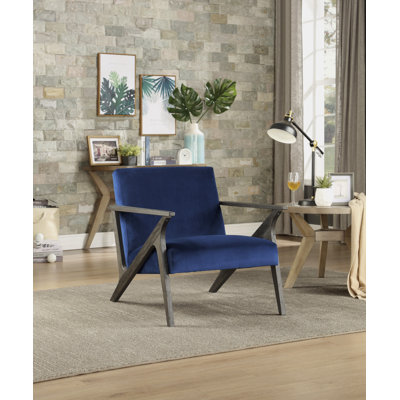 Fauteuil large en velours 30 po Nalleli