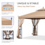 Pavillon de jardin en acier The Soft toit Gazebos-67888684-94946775