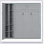 Murphy Bed Wall Bed With Shelves, Wardrobe And LED Lights-1230547487-1230547486