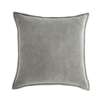 (Covers With Inserts) Set of 2 Polyester Velvet Solid Colors Throw Pillows
