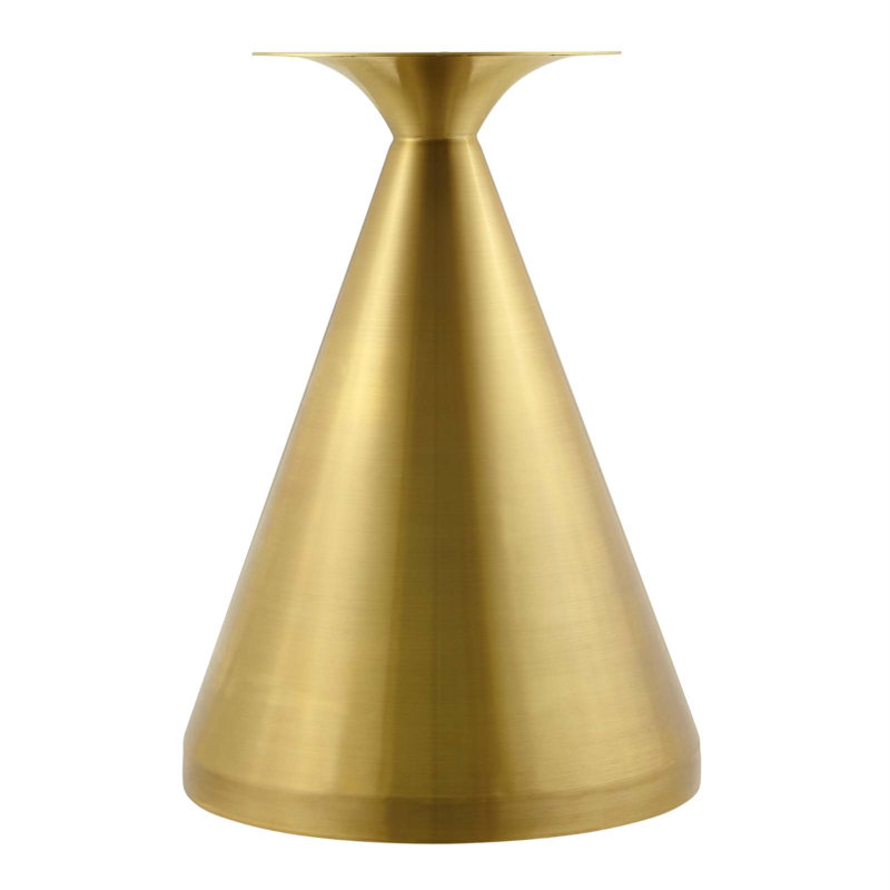 Tupelo White and Gold Square Dining Table