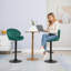 Ensemble de 2 tabourets de bar réglables avec dossier et repose-pieds, chaises de bar à hauteur de comptoir pour cuisine, pub-2146345766-2146345768