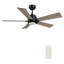 Ventilateur de plafond intelligent avec télécommande, ensemble d'éclairage, fonctionne avec l'assistant Google et Amazon Alexa, raccourci Siri.-372487883-394624705