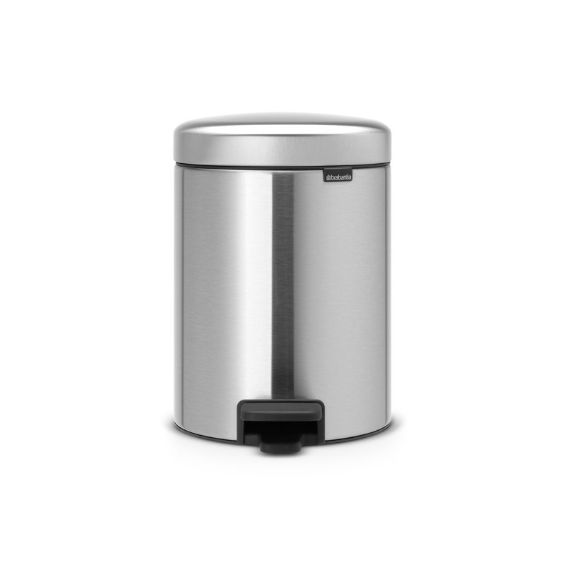 Brabantia NewIcon 5L Soft Closing Pedal Bin, Matt Steel
