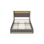 Ottoman Upholstered Bed Frame With LED Headboard, USB & Type-C Ports, And Under-Bed Drawers-1854518642-1854518654
