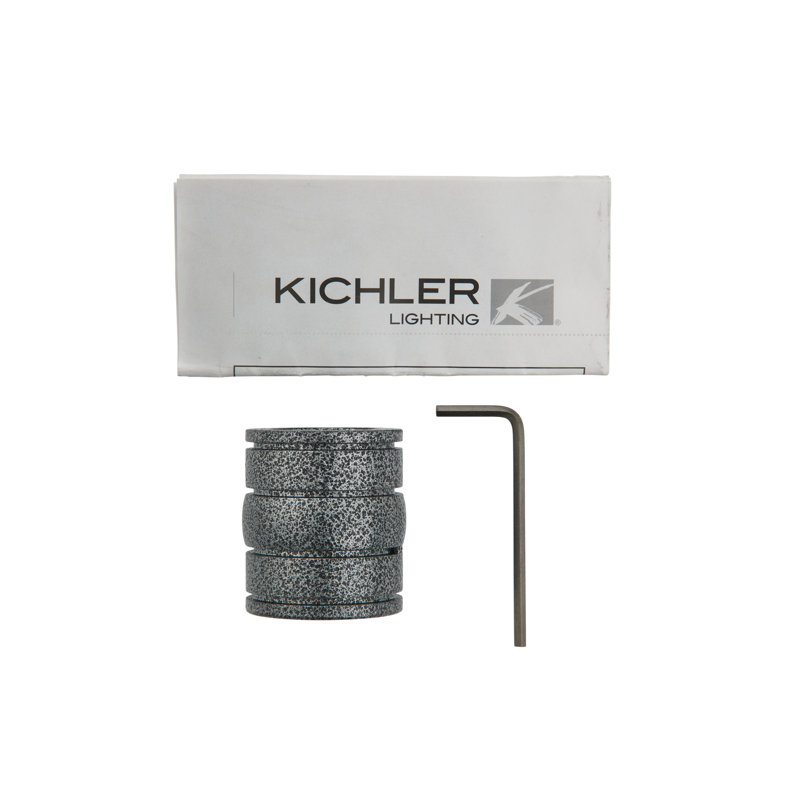 Maglione Ceiling Fan Downrod Coupler, Weathered Steel Powder Coat