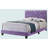 Enchanting Purple Transitional Queen Bed