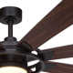 Rogers 68'' 8 Blade Ceiling Fan with LED Light Kit