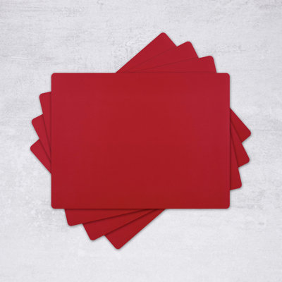 Napperon Altrice Rect. Rouge américain