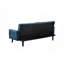 Canapé-lit de 72 po - Dossier convertible pliant en lit double avec porte-gobelet et table rabattable - Canapé en lin peu encombrant pour petits espaces - Assemblage facile-465873680-465873681