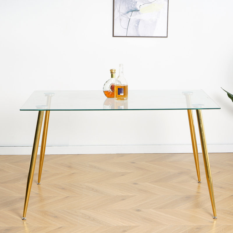 Plateau de table de salle à manger en verre trempé 51 po Modern