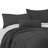 Black Hypoallergenic Microfiber Reversible 8 Piece Comforter set-116589027-116589025