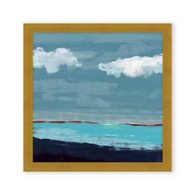 Coastal Retreat Radiant Horizons: Abstract Seascape