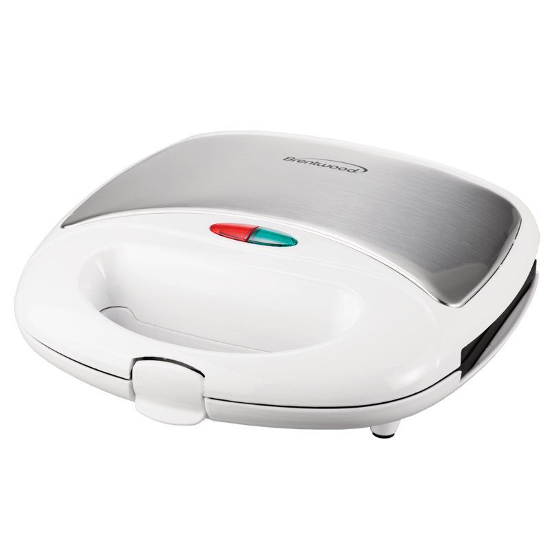 Machine à gaufres brentwood appliances, blanc