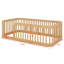Base de lit en bois pour enfants avec clôture de sécurité-129390990