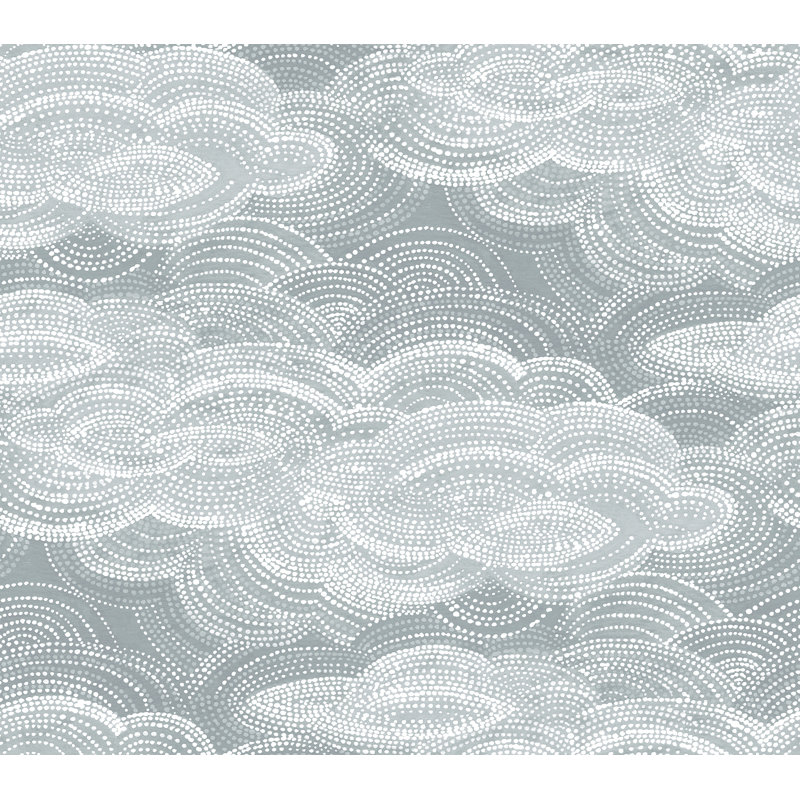 Chuk Non-Pasted,Unpasted Abstract Roll, Blue