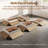Extendable Dining Table Set With 10 Solid wood Chairs, Expandable Rectangular Dining Table With Removable Design For Dining Room Gatherings-912036972