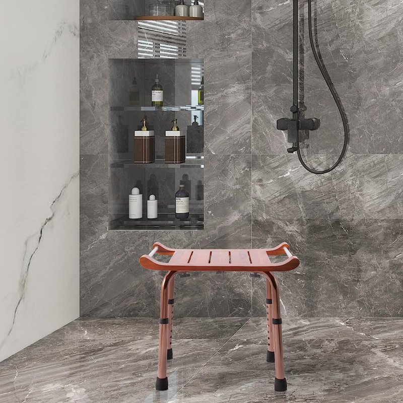 Banc de douche en teck l 15,75 po Sidmouth