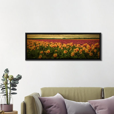 « spring field », reproduction de photo sur toile