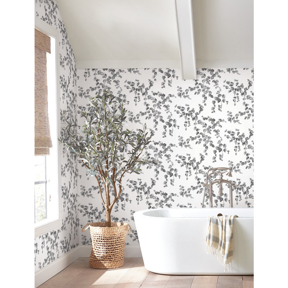 Creeping Fig Vine 2.75' L x 20.5" W Wallpaper Roll York Wallcoverings