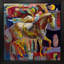 Cara de Azul by Tadeo Zavaleta - Single Picture Frame Painting on Canvas