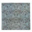 Tapis turc moderne fait à la main 5 x 9 pi avec motif floral bleu clair et motif floral