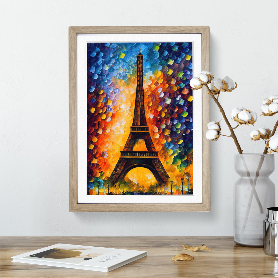 Eiffel Tower In Paris No.2 - Single Picture Frame Print