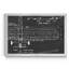 «Aeronautic Blueprint VIII» - Cadre photo, impression sur toile-862793885-862793888