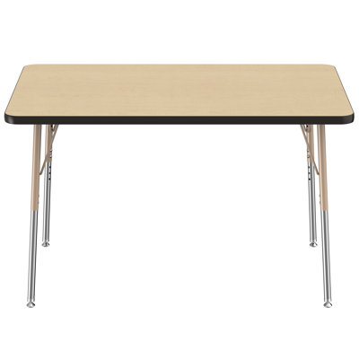Rectangle T-Mold Adjustable Height Activity Table