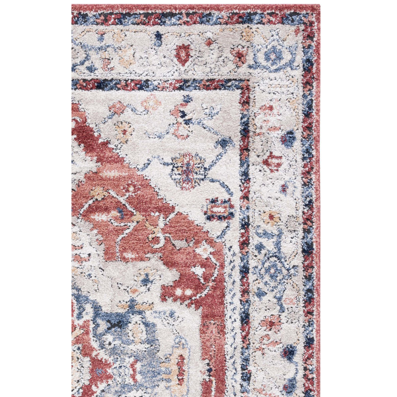 Luna Performance Oriental Rug, Square 6'7"
