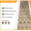 Stair Runner Geometric Shapes Flatweave Area Rug-232559065