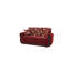 Causeuse convertible avec rangement Primenest Averna Collection, bourgogne-1349531450