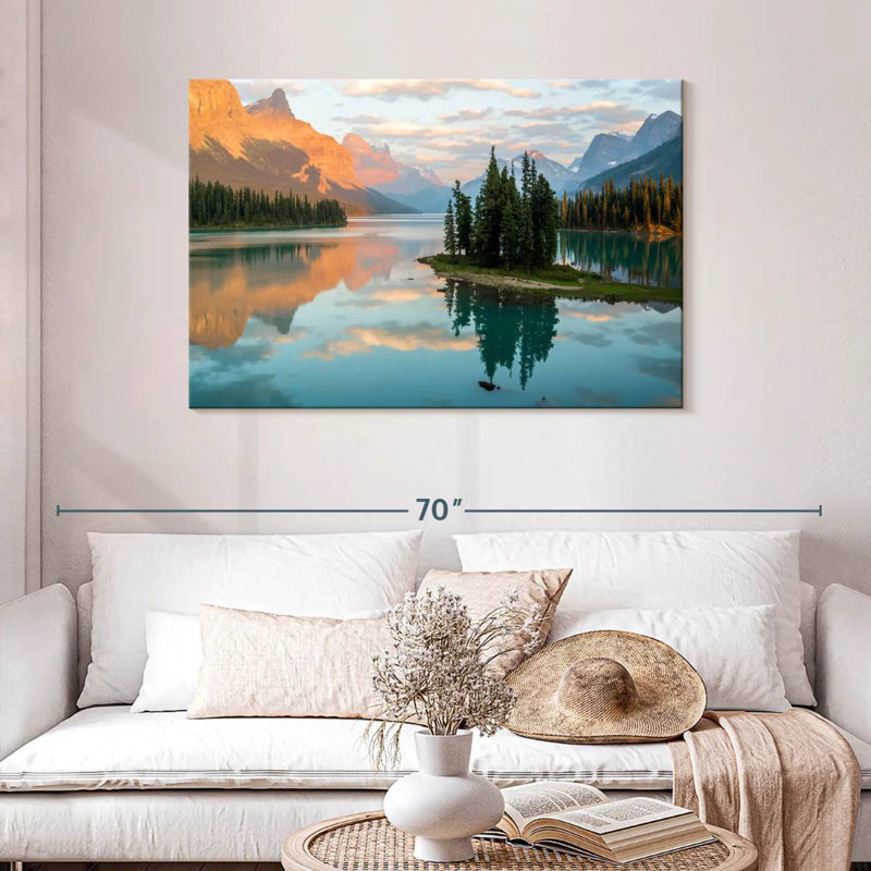 Alvord Maligne Lake Spirit Island, H 30 po x l 45 po