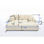 Ensemble de canapé-lit modulaire convertible Combination-42719022