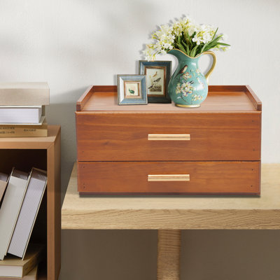 Organisateur de bureau avec 2 tiroirs