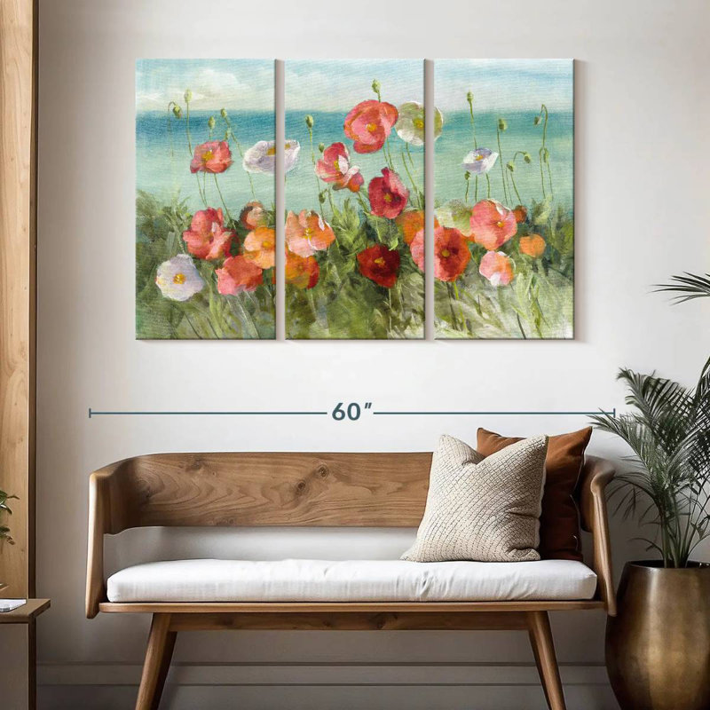 Harnek Coastal Poppies Light, H 32 po x l 50 po