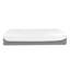 Ultra 13 po Matelas en mousse viscoélastique imprégnée de gel pour grand lit, housse de lit double moelleuse, structure de soutien en polyuréthane double couche de 9 pouces, 3 dissipations de chaleur, 1 mouvement en moins, gris et blanc, conception moderne, taille,
