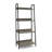 4 Tier Ladder Bookshelf, Bookcase Shelf Storage Rack Organizer, Dark Grey-370006347