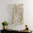 Gold Aluminum Metal Coral Inspired Home Wall Decor, Set of 2 11"W, 33"H-222709034