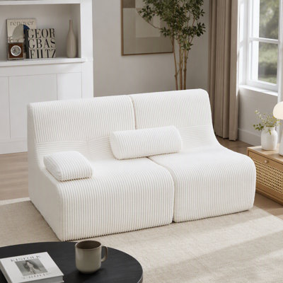 Canapé modulaire moderne 63,7 po
