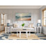 Collyn Round Spindle Living Room Tables Set
