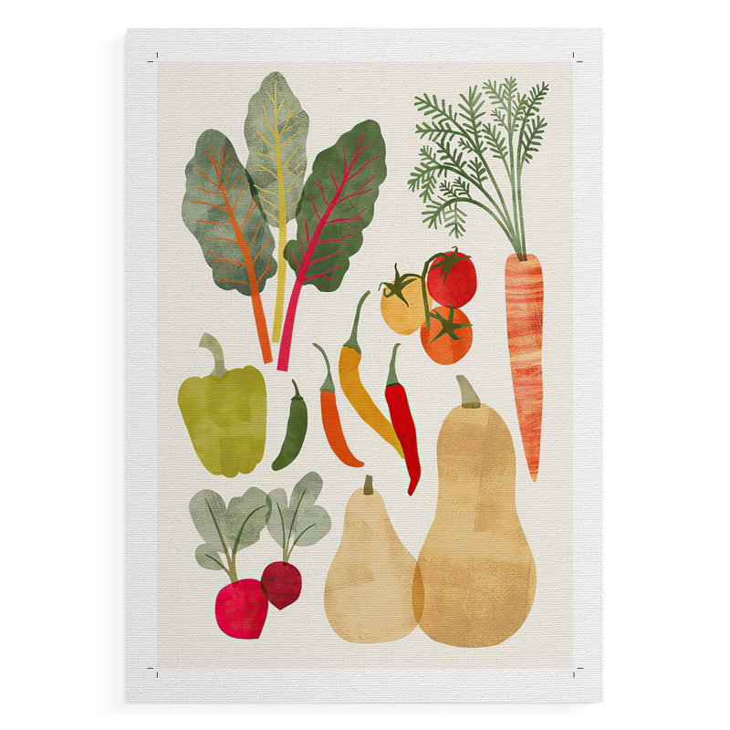Garden Offert II - Impression sur toile seulement - NON-CADRE, H 18 po x l 12 po
