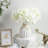 Artificial Hydrangea Flower Head With Pole-2097806389