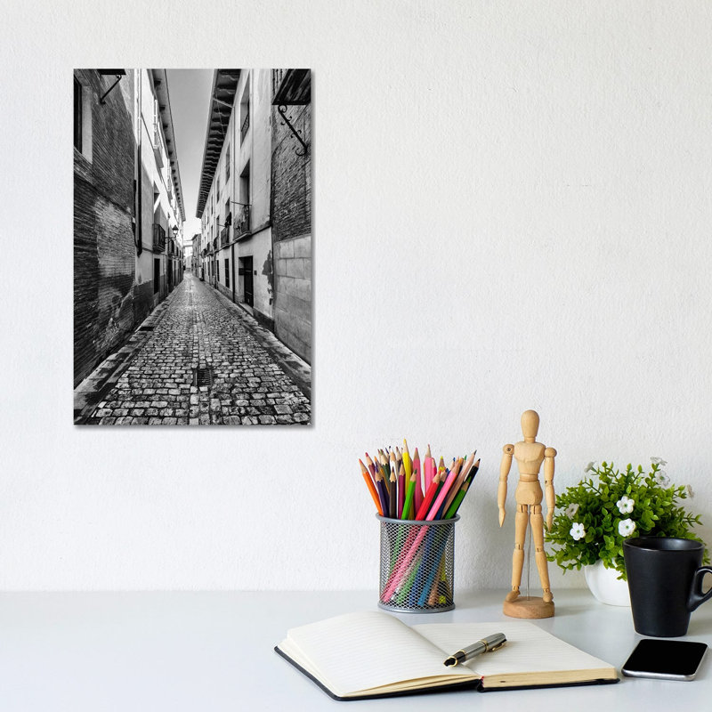 Old Town Tudela In Spain by Mikolaj Gospodarek - Wrapped Canvas Print, 20.32 cm H x 30.48 cm W