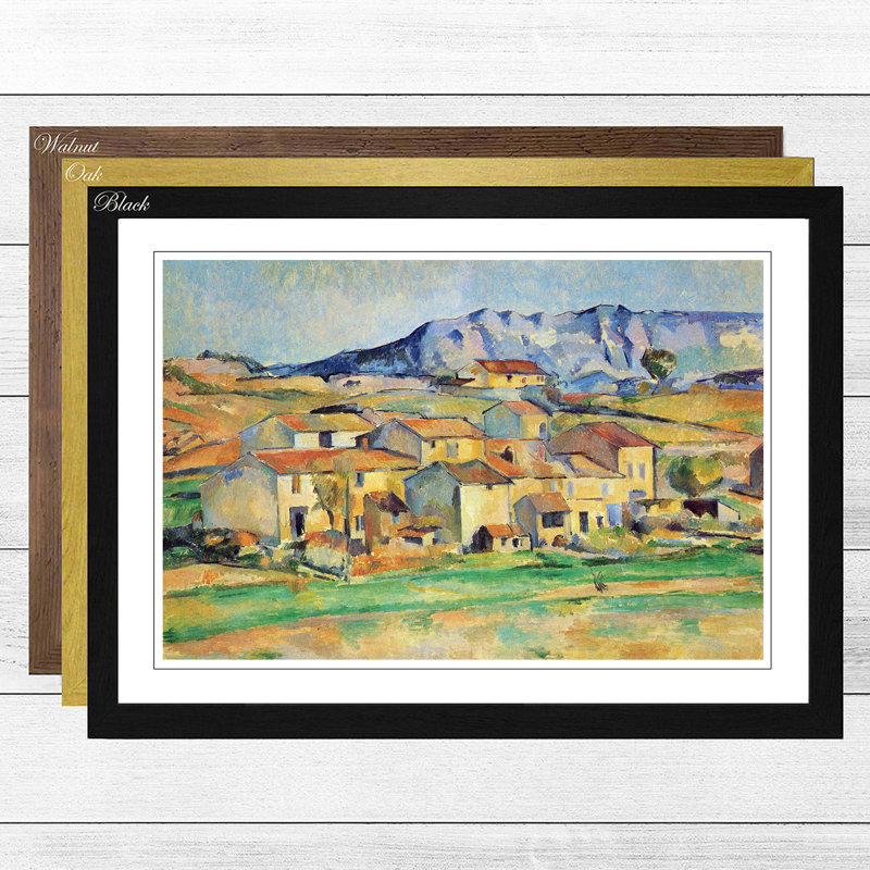 Paul Cezanne - Single Picture Frame Painting, Walnut