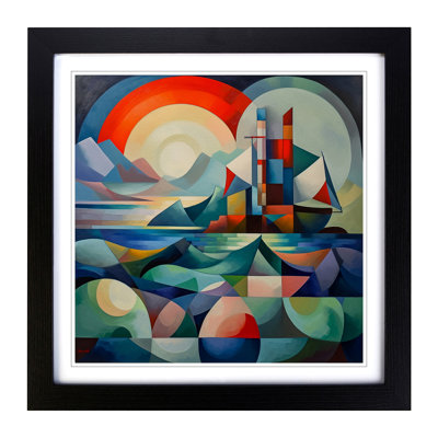 Seascape Constructivism No.6 - Framed Print