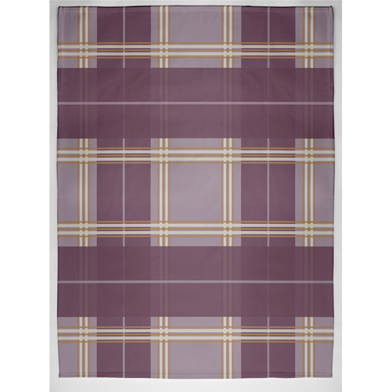Sturm Plain Weave / Muslin Throw Blanket, Purple