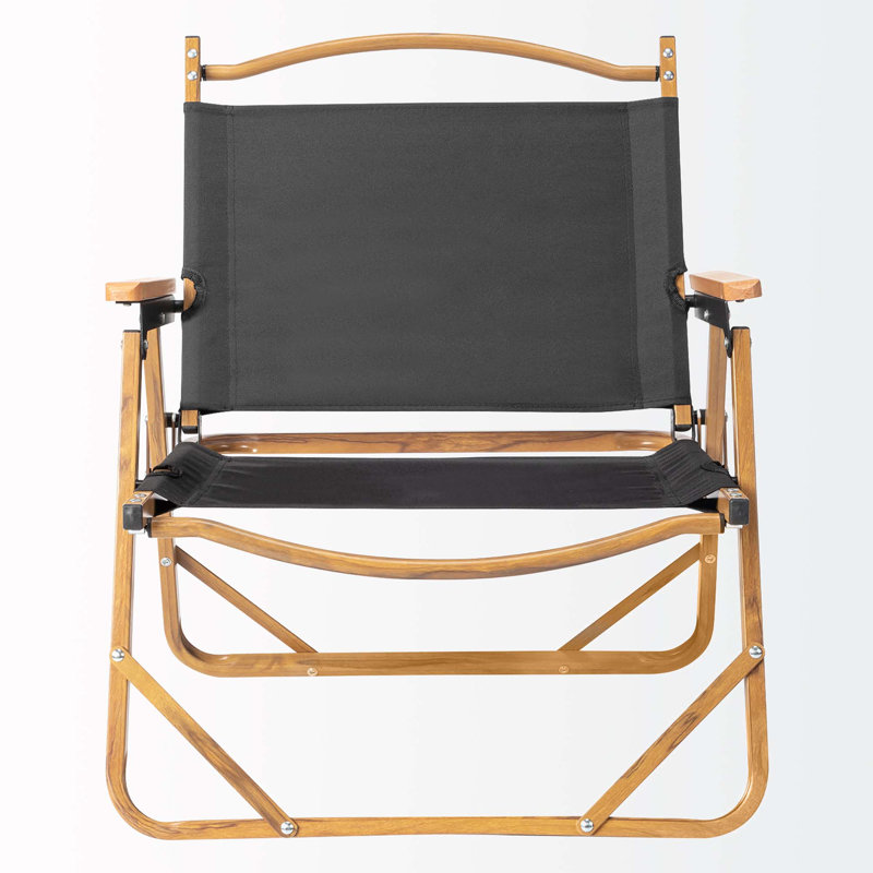 Fauteuil de patio pliant Delynda, Noir