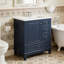 Meuble-lavabo avec lavabo, tablette et trois tiroirs-1997191568